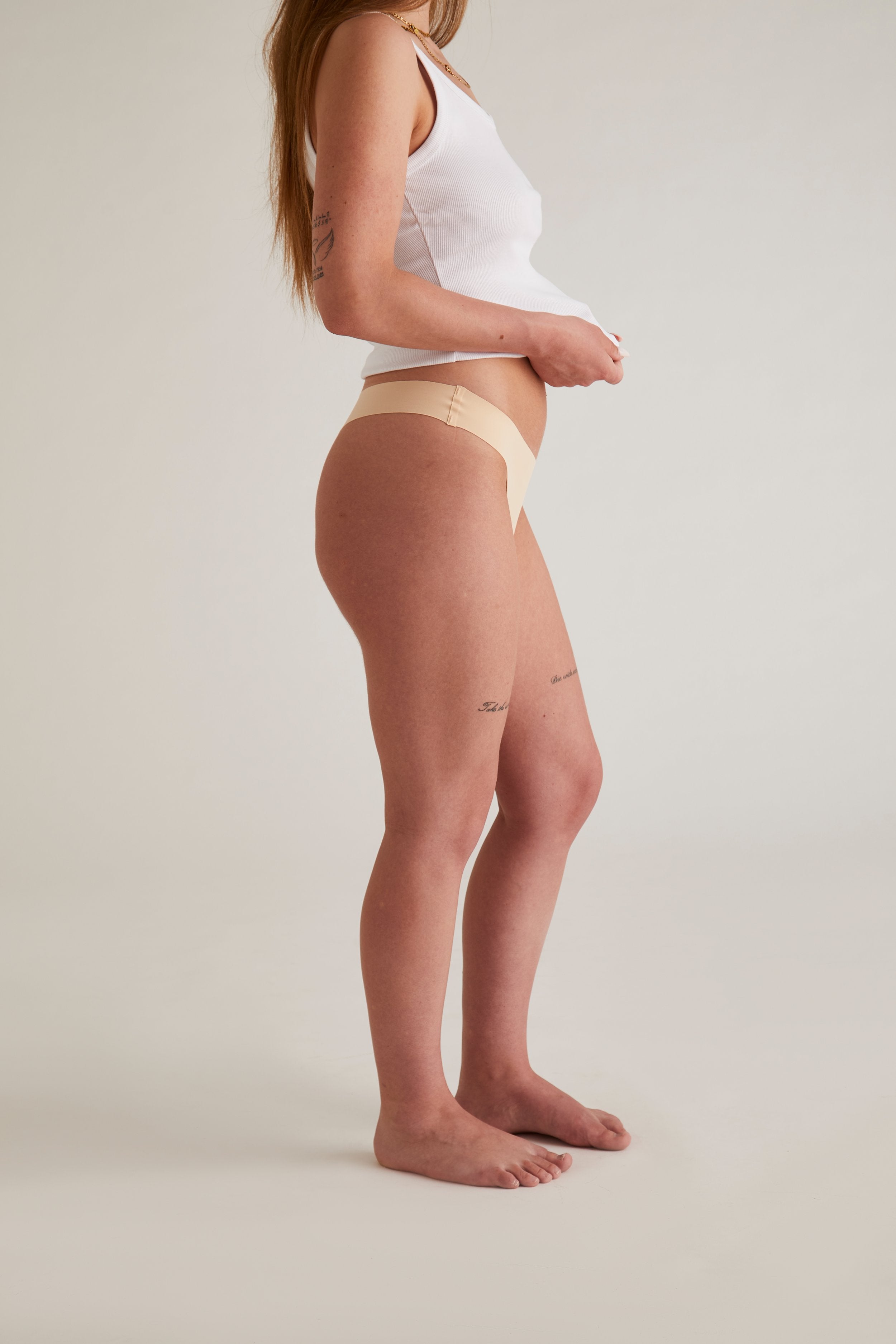 NoShow Thong Low - Beige