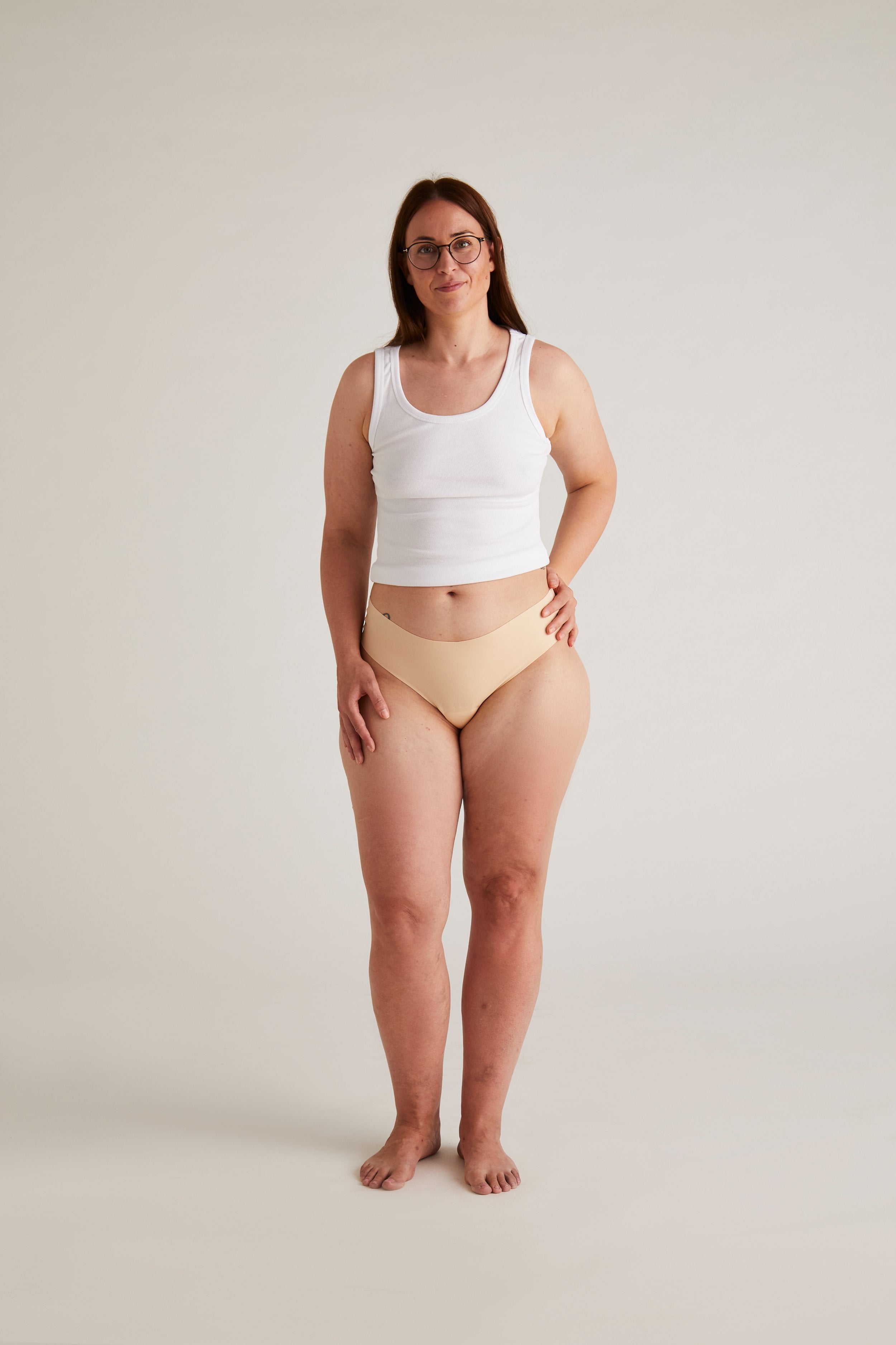 NoShow Thong Mid - Beige