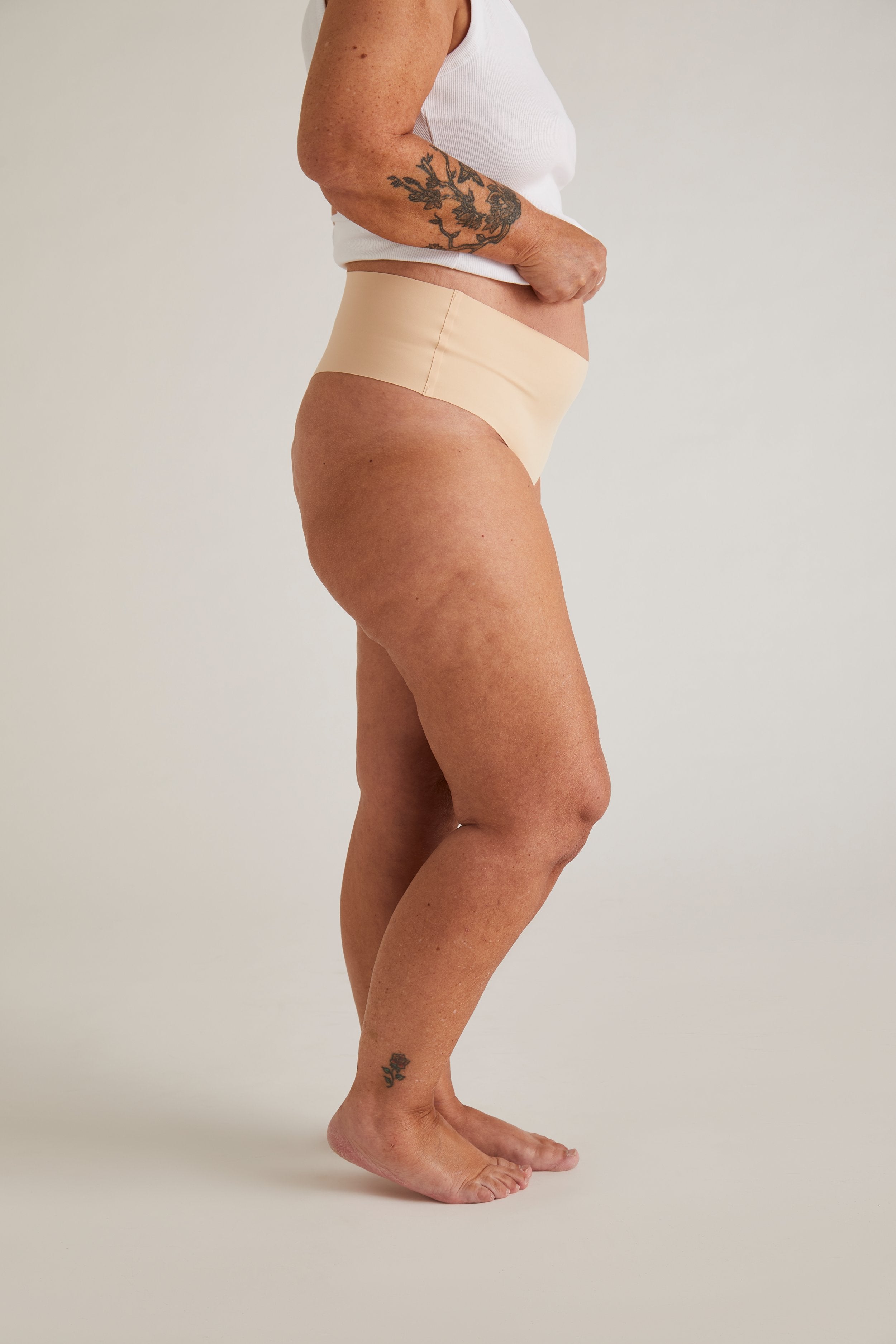 NoShow Thong High - Beige