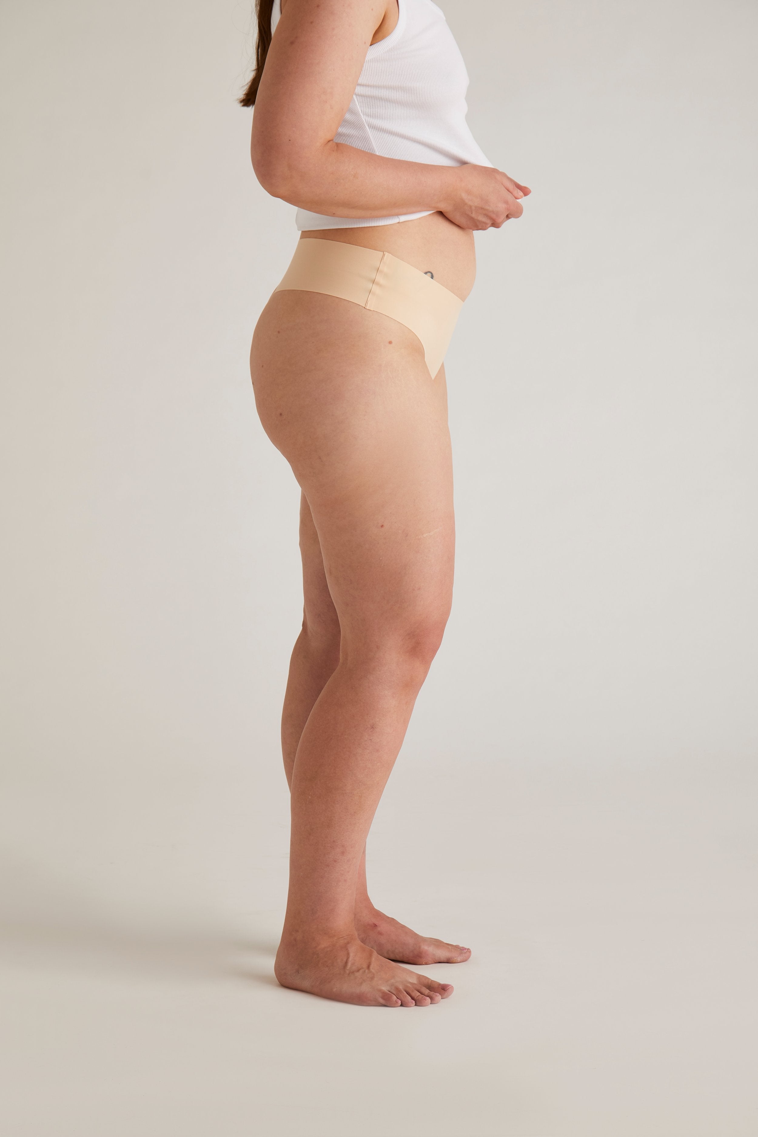NoShow Thong Mid - Beige