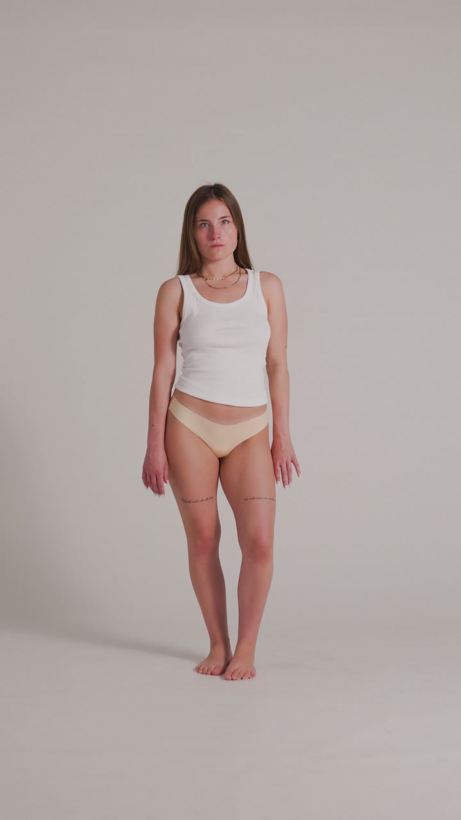NoShow Thong Low Beige XS